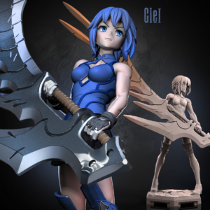 Ciel – Human Vampire Hunter – Tsukihime Inspired Miniature